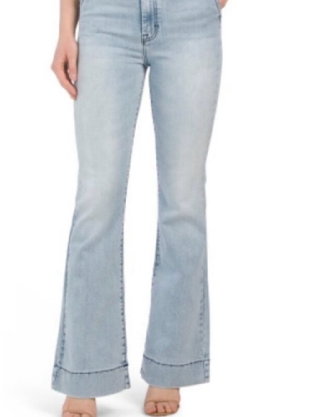 Hidden Los Angeles Happi High Rise Flare Jeans Light Wash Size 6/28